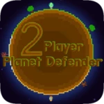 2 player planet defender android application logo